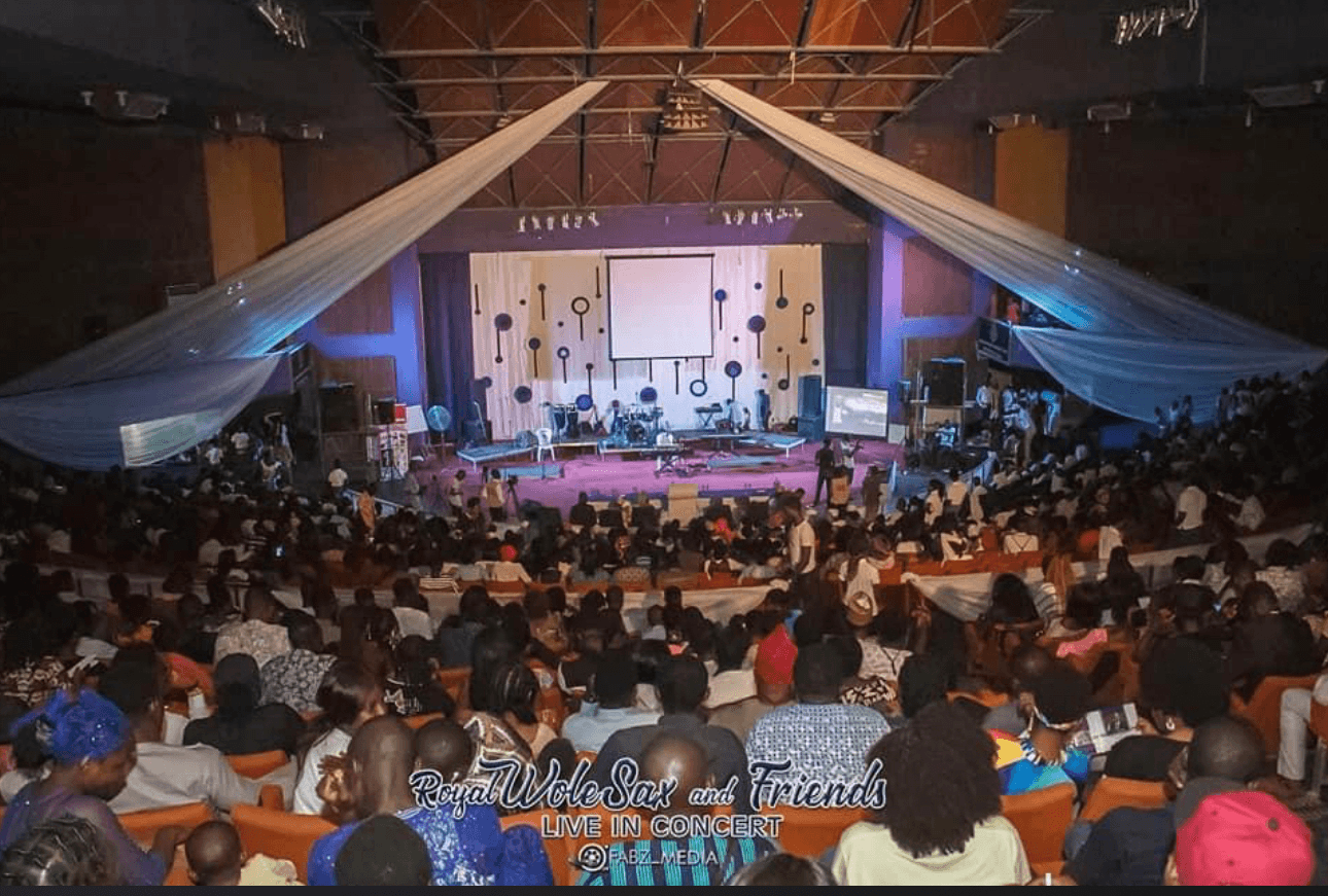 Getup Charity Concert — large audience